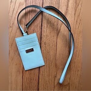 Kate Spade Turquoise Blue Lanyard